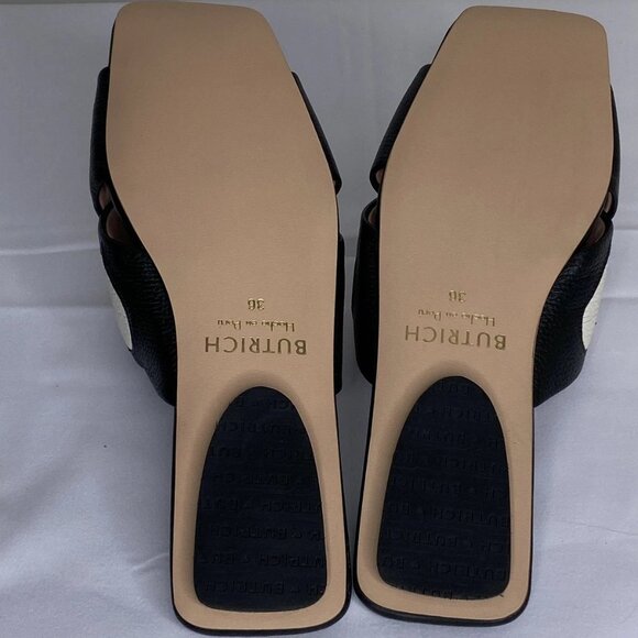 NEW BUTRICH COLLINS Heart Sandals – Women’s Size 5.5 – Black – New - Picture 2 of 7